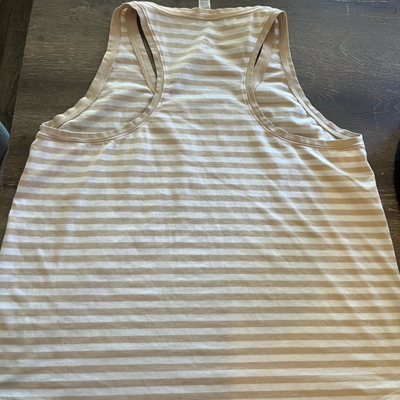 lululemon athletica Striped Tank Top in Cream and White - Picture 4 of 4